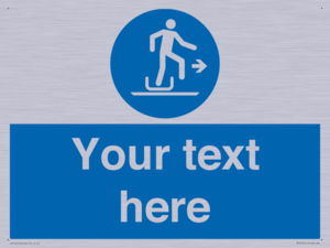 Custom Alighting from a toboggan to the right